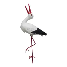 Figura dekoracyjna Bocian H: 50cm z żywicy