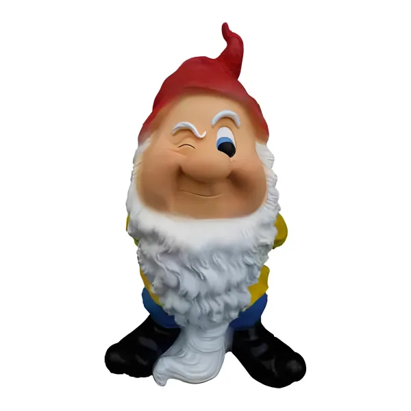 Figura dekoracyjna Krasnoludek H: 57cm z żywicy