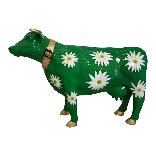 Figura dekoracyjna Krowa wym. 67×104cm z żywicy