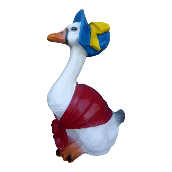 Figura dekoracyjna Gęś H: 52cm z żywicy