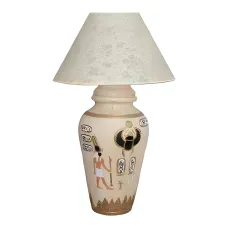 Figura dekoracyjna Lampa egipska H: 52cm z żywicy
