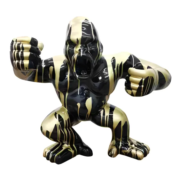 Figura dekoracyjna Goryl King Kong wym. 185×214×100cm z żywicy