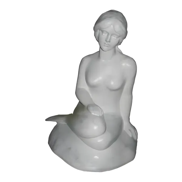 Figura dekoracyjna Syrenka H: 45cm z żywicy