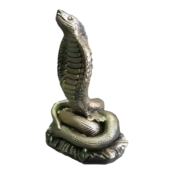 Figura dekoracyjna Kobra egipska H: 25cm z żywicy