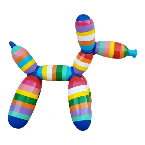 Figura dekoracyjna Pies balonowy H: 100cm z żywicy