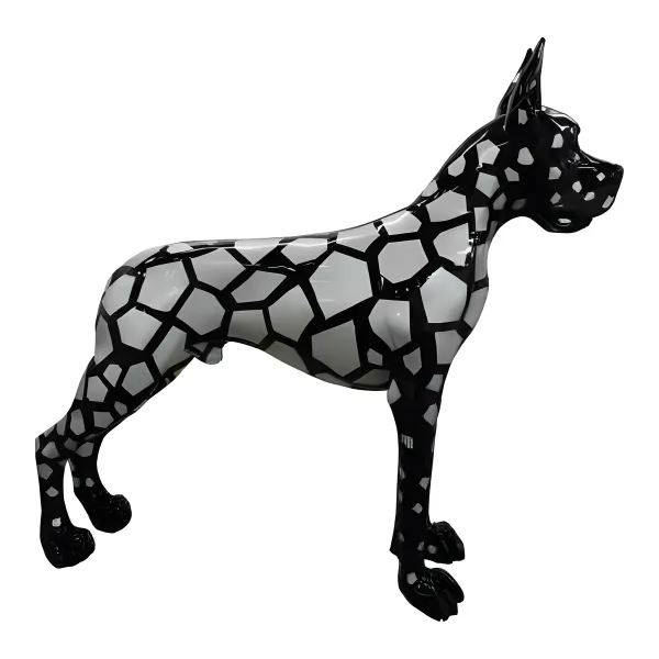 Figura dekoracyjna Pies wym. 110×125cm z żywicy
