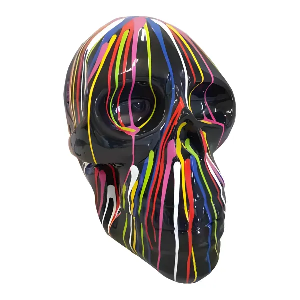 Figura dekoracyjna Czaszka wym. 58×44×66cm z żywicy