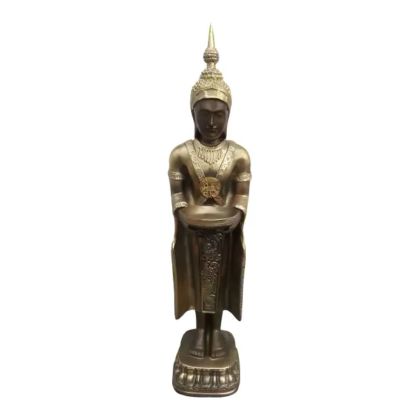 Figura dekoracyjna Tajski anioł stojący H: 50cm z żywicy