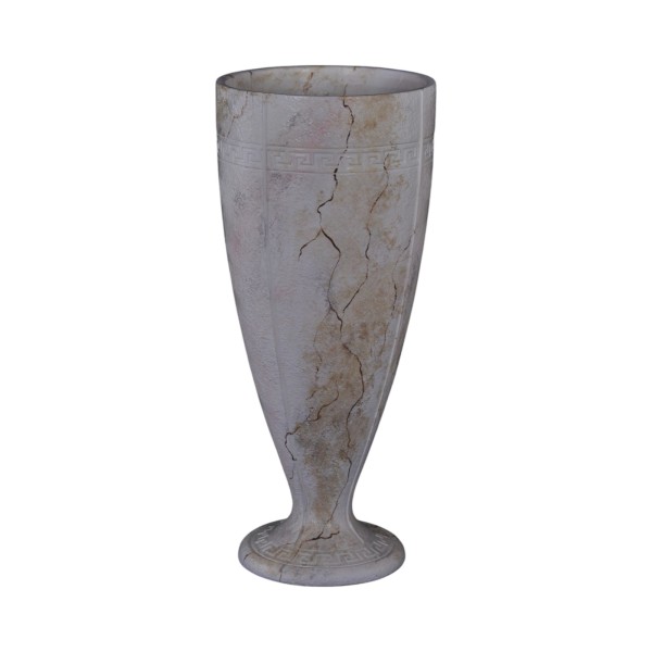 Grecki elegancki wazon a'la marmur, H:0,65m