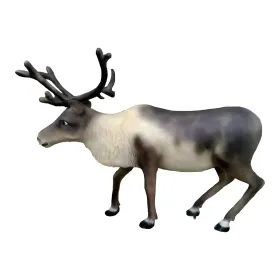 Figura dekoracyjna Renifer wym. 160×200cm z żywicy - zdjęcie 2