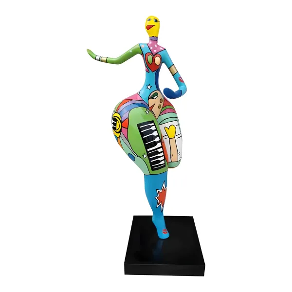 Figura dekoracyjna Kobieta pop-art H: 130cm z żywicy