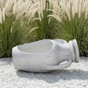 Figura ogrodowa Donica Amfora leżąca mała H: 20cm betonowa - zdjęcie 1